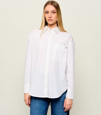 Tommy Hilfiger - Koszula damska na wiosnę ze sklepu: Gomez Fashion Store w kategorii: Koszule damskie - zdjęcie 874714-BD9-10338_TH264W000039H83