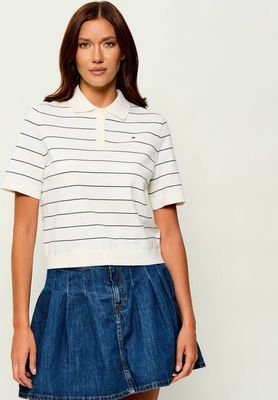 Sweter damski na zimę casual Tommy Hilfiger ze sklepu: Gomez Fashion Store w kategorii: Swetry damskie - zdjęcie 874714-BD9-10338_TH264W000047G88