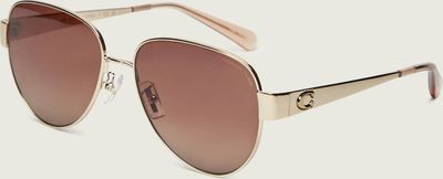 Coach - Okulary przeciwsłoneczne damskie ze sklepu: Gomez Fashion Store w kategorii: Okulary przeciwsłoneczne damskie - zdjęcie 874714-BD9-10338_CN262W000055309