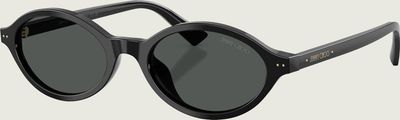 Okulary przeciwsłoneczne damskie Jimmy Choo ze sklepu: Gomez Fashion Store w kategorii: Okulary przeciwsłoneczne damskie - zdjęcie 874714-BD9-10338_JI262W000004810