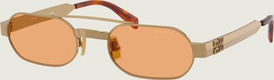 Okulary przeciwsłoneczne damskie MIU MIU ze sklepu: Gomez Fashion Store w kategorii: Okulary przeciwsłoneczne damskie - zdjęcie 874714-BD9-10338_IU262W000014099