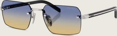 Okulary przeciwsłoneczne PRADA ze sklepu: Gomez Fashion Store w kategorii: Okulary przeciwsłoneczne męskie - zdjęcie 874714-BD9-10338_PP262M000012361