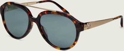 Okulary przeciwsłoneczne damskie TORY BURCH ze sklepu: Gomez Fashion Store w kategorii: Okulary przeciwsłoneczne damskie - zdjęcie 874714-BD9-10338_TO262W000078A33