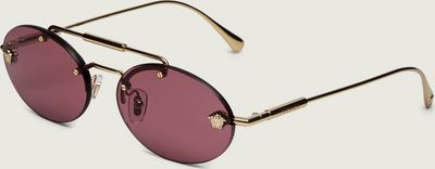 Versace - Okulary przeciwsłoneczne damskie ze sklepu: Gomez Fashion Store w kategorii: Okulary przeciwsłoneczne damskie - zdjęcie 874714-BD9-10338_VE262W000001974