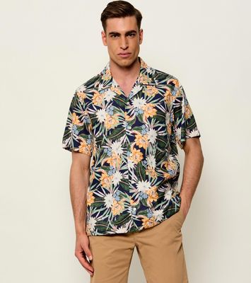 Koszula męska letnia Tommy Hilfiger ze sklepu: Gomez Fashion Store w kategorii: Koszule męskie - zdjęcie 874714-BD9-10338_TH264M000049D11