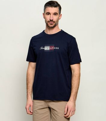 Tommy Hilfiger - T-shirt męski młodzieżowy na wiosnę ze sklepu: Gomez Fashion Store w kategorii: T-shirty męskie - zdjęcie 874714-BD9-10338_TH264M000069F23