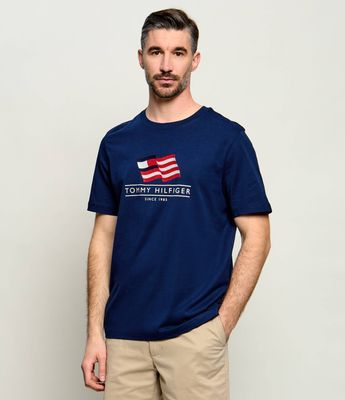 T-shirt męski Tommy Hilfiger ze sklepu: Gomez Fashion Store w kategorii: T-shirty męskie - zdjęcie 874714-BD9-10338_TH264M000078F32