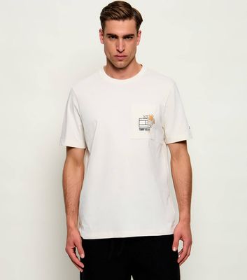 Tommy Hilfiger - T-shirt męski casual ze sklepu: Gomez Fashion Store w kategorii: T-shirty męskie - zdjęcie 874714-BD9-10338_TH264M000080L35