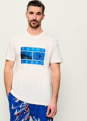 T-shirt męski Tommy Jeans ze sklepu: Gomez Fashion Store w kategorii: T-shirty męskie - zdjęcie 874714-BD9-10338_TM264M000014A13