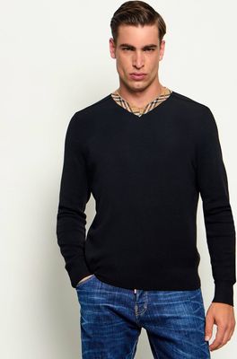 Sweter męski casual Burberry ze sklepu: Gomez Fashion Store w kategorii: Swetry męskie - zdjęcie 874714-BD9-10338_BE264M000016117