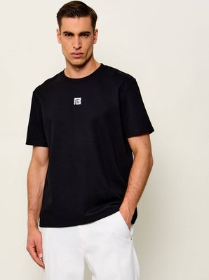BALMAIN - T-shirt męski ze sklepu: Gomez Fashion Store w kategorii: T-shirty męskie - zdjęcie 874714-BD9-10338_BA264M000001015