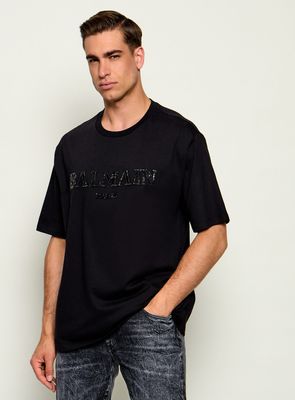 BALMAIN - T-shirt męski na wiosnę ze sklepu: Gomez Fashion Store w kategorii: T-shirty męskie - zdjęcie 874714-BD9-10338_BA264M000002020