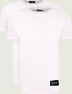 T-shirt męski casual BALMAIN ze sklepu: Gomez Fashion Store w kategorii: T-shirty męskie - zdjęcie 874714-BD9-10338_BA264M000006147