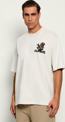 T-shirt męski na wiosnę AllSaints ze sklepu: Gomez Fashion Store w kategorii: T-shirty męskie - zdjęcie 874714-BD9-10338_AA264M000005056