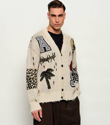 AllSaints - Sweter męski w stylu młodzieżowym ze sklepu: Gomez Fashion Store w kategorii: Swetry męskie - zdjęcie 874714-BD9-10338_AA264M000009044