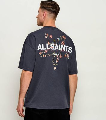T-shirt męski na wiosnę casual AllSaints ze sklepu: Gomez Fashion Store w kategorii: T-shirty męskie - zdjęcie 874714-BD9-10338_AA264M000017000
