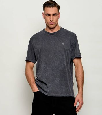 T-shirt męski casual AllSaints ze sklepu: Gomez Fashion Store w kategorii: T-shirty męskie - zdjęcie 874714-BD9-10338_AA264M000021000