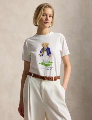 Bluzka damska Polo Ralph Lauren ze sklepu: Gomez Fashion Store w kategorii: Bluzki damskie - zdjęcie 874714-BD9-10338_PR262W000101B62