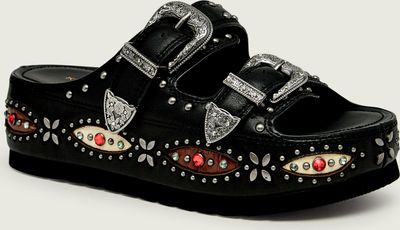 Klapki damskie letnie Kurt Geiger ze sklepu: Gomez Fashion Store w kategorii: Klapki damskie - zdjęcie 874714-BD9-10338_KG264W000082001