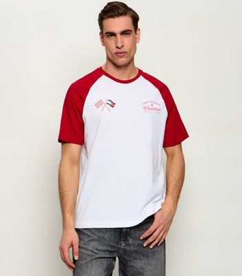 T-shirt męski na lato Tommy Hilfiger ze sklepu: Gomez Fashion Store w kategorii: T-shirty męskie - zdjęcie 874714-BD9-10338_TH262M000362D96