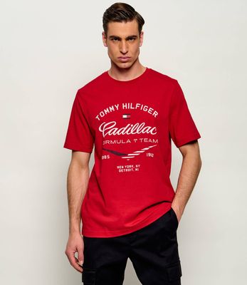 T-shirt męski Tommy Hilfiger ze sklepu: Gomez Fashion Store w kategorii: T-shirty męskie - zdjęcie 874714-BD9-10338_TH262M000364F24