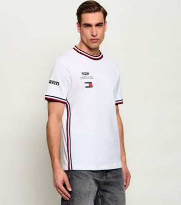 T-shirt męski casualowy na wiosnę Tommy Hilfiger ze sklepu: Gomez Fashion Store w kategorii: T-shirty męskie - zdjęcie 874714-BD9-10338_TH262M000367D96