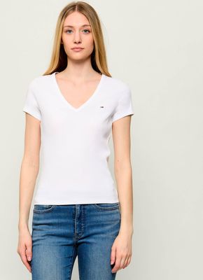 Bluzka damska na wiosnę Tommy Jeans ze sklepu: Gomez Fashion Store w kategorii: Bluzki damskie - zdjęcie 874714-BD9-10338_TM262W000081D90