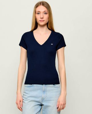 Bluzka damska casual Tommy Jeans ze sklepu: Gomez Fashion Store w kategorii: Bluzki damskie - zdjęcie 874714-BD9-10338_TM262W000081072