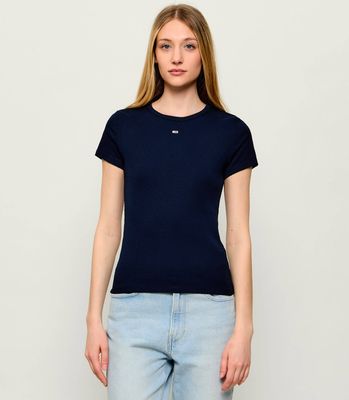 Bluzka damska na wiosnę casualowa Tommy Jeans ze sklepu: Gomez Fashion Store w kategorii: Bluzki damskie - zdjęcie 874714-BD9-10338_TM262W000084072