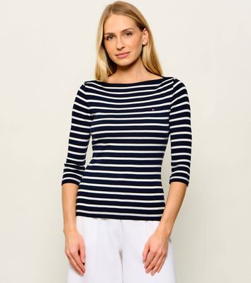 Tommy Hilfiger - Bluzka damska na wiosnę ze sklepu: Gomez Fashion Store w kategorii: Bluzki damskie - zdjęcie 874714-BD9-10338_TH262W000262ZJ4
