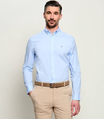 Koszula męska z kołnierzykiem button down Tommy Hilfiger ze sklepu: Gomez Fashion Store w kategorii: Koszule męskie - zdjęcie 874714-BD9-10338_TH262M000395K30