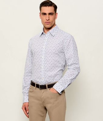 Koszula męska z klasycznym kołnierzykiem casual Joop! Jeans ze sklepu: Gomez Fashion Store w kategorii: Koszule męskie - zdjęcie 874714-BD9-10338_JJ264M000007401