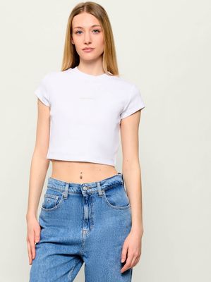 Bluzka damska casual Calvin Klein Jeans ze sklepu: Gomez Fashion Store w kategorii: Bluzki damskie - zdjęcie 874714-BD9-10338_CJ262W000078C65