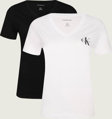 Bluzka damska casual Calvin Klein Jeans ze sklepu: Gomez Fashion Store w kategorii: Bluzki damskie - zdjęcie 874714-BD9-10338_CJ262W000081C64