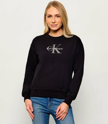 Bluza damska w stylu młodzieżowym Calvin Klein Jeans ze sklepu: Gomez Fashion Store w kategorii: Bluzy damskie - zdjęcie 874714-BD9-10338_CJ262W000003C64
