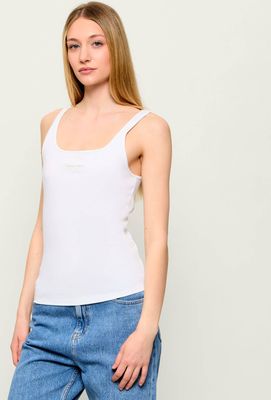 Bluzka damska casual Calvin Klein Jeans ze sklepu: Gomez Fashion Store w kategorii: Bluzki damskie - zdjęcie 874714-BD9-10338_CJ262W000082C65