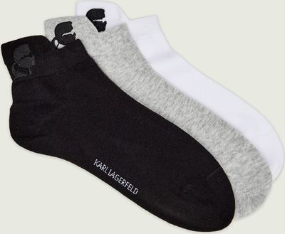 Skarpetki damskie bez wzorów Karl Lagerfeld ze sklepu: Gomez Fashion Store w kategorii: Skarpetki damskie - zdjęcie 874714-BD9-10338_KL264M000050828