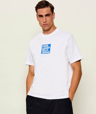 T-shirt męski na wiosnę Karl Lagerfeld Jeans ze sklepu: Gomez Fashion Store w kategorii: T-shirty męskie - zdjęcie 874714-BD9-10338_KJ264M000010001