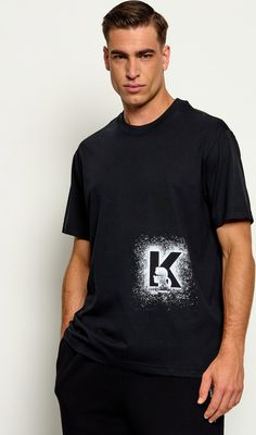T-shirt męski młodzieżowy Karl Lagerfeld Jeans ze sklepu: Gomez Fashion Store w kategorii: T-shirty męskie - zdjęcie 874714-BD9-10338_KJ264M000012002
