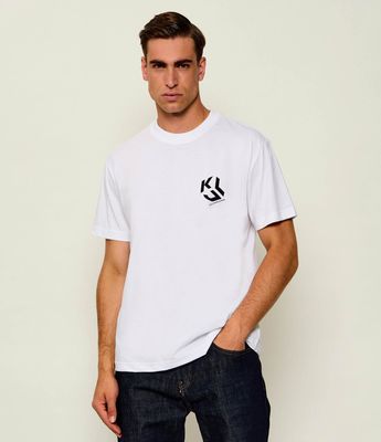 Karl Lagerfeld Jeans - T-shirt męski casualowy ze sklepu: Gomez Fashion Store w kategorii: T-shirty męskie - zdjęcie 874714-BD9-10338_KJ264M000013001