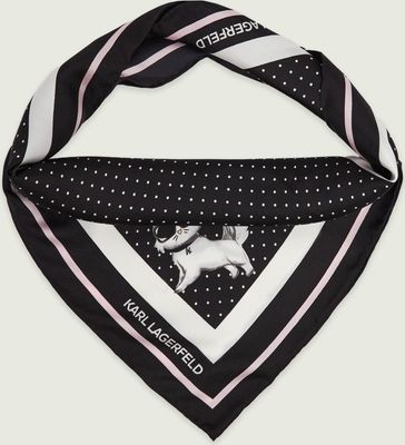 Szalik/chusta Karl Lagerfeld ze sklepu: Gomez Fashion Store w kategorii: Szaliki i chusty damskie - zdjęcie 874714-BD9-10338_KL264W000048666