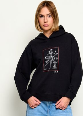 Bluza damska młodzieżowa Karl Lagerfeld ze sklepu: Gomez Fashion Store w kategorii: Bluzy damskie - zdjęcie 874714-BD9-10338_KL264W000069666