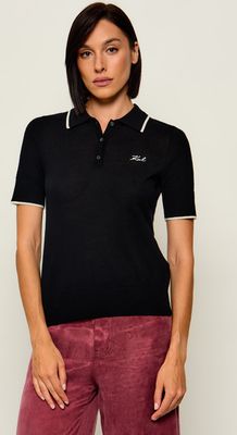 Bluzka damska Karl Lagerfeld ze sklepu: Gomez Fashion Store w kategorii: Bluzki damskie - zdjęcie 874714-BD9-10338_KL264W000071666