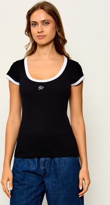 Bluzka damska Karl Lagerfeld ze sklepu: Gomez Fashion Store w kategorii: Bluzki damskie - zdjęcie 874714-BD9-10338_KL264W000079666