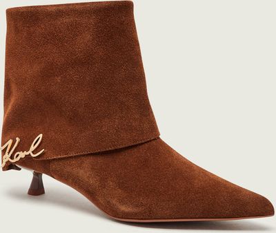 Karl Lagerfeld - Botki jesienne ze sklepu: Gomez Fashion Store w kategorii: Botki - zdjęcie 874714-BD9-10338_KL264W000083E72
