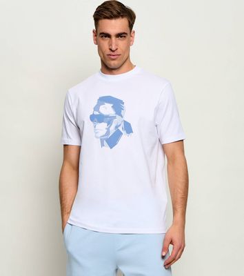 T-shirt męski na wiosnę Karl Lagerfeld ze sklepu: Gomez Fashion Store w kategorii: T-shirty męskie - zdjęcie 874714-BD9-10338_KL262M000154A09
