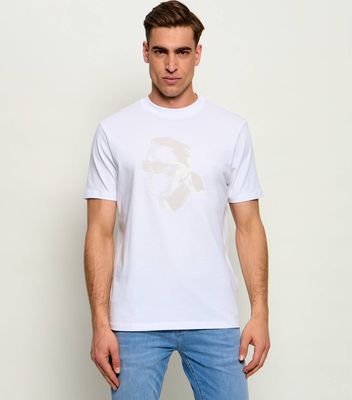 T-shirt męski na wiosnę Karl Lagerfeld ze sklepu: Gomez Fashion Store w kategorii: T-shirty męskie - zdjęcie 874714-BD9-10338_KL262M000154E81