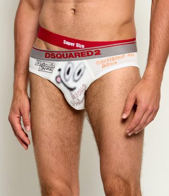 Majtki męskie Dsquared2 ze sklepu: Gomez Fashion Store w kategorii: Majtki męskie - zdjęcie 874714-BD9-10338_DB264M000005104