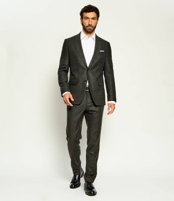 Garnitur męski jesienny elegancki BOSS BLACK ze sklepu: Gomez Fashion Store w kategorii: Garnitury męskie - zdjęcie 874714-BD9-10338_BB265M000136350
