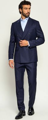 BOSS BLACK - Garnitur męski jesienny elegancki ze sklepu: Gomez Fashion Store w kategorii: Garnitury męskie - zdjęcie 874714-BD9-10338_BB265M000137404